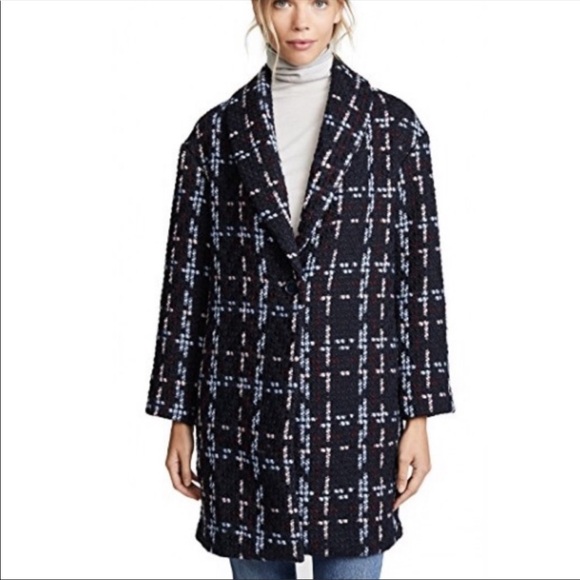 WAYF Valmont Plaid Tweed Jacket - Picture 2 of 5